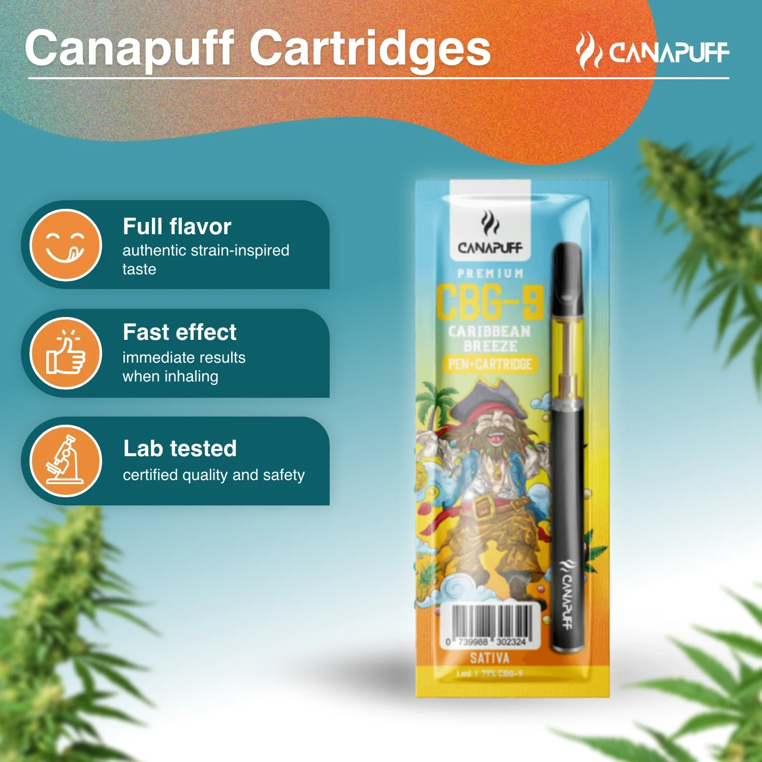 CBG9 Pen+Cartridge Caribbean Breeze 79% - Image 2