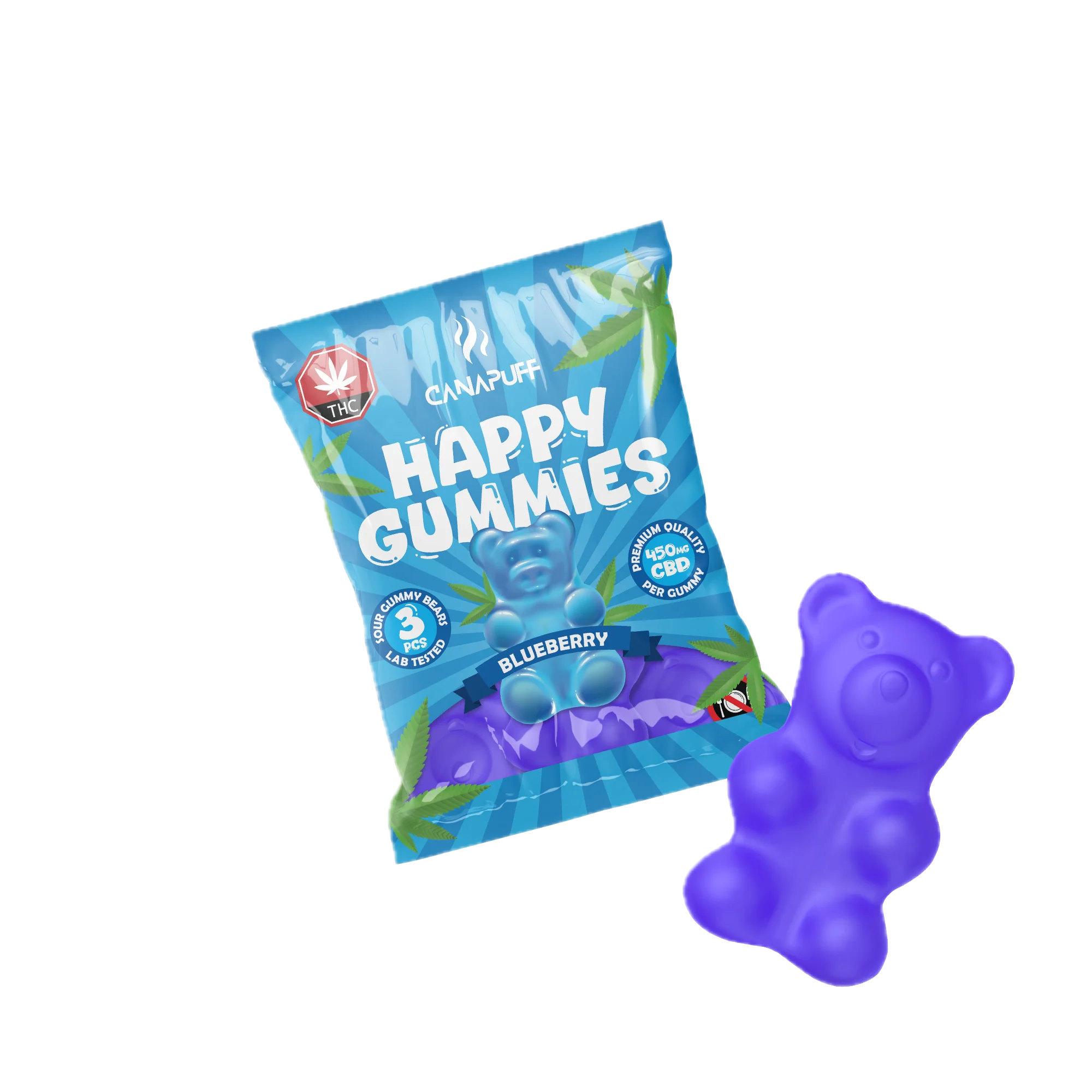 CBD Gummies Blueberry - Image 2