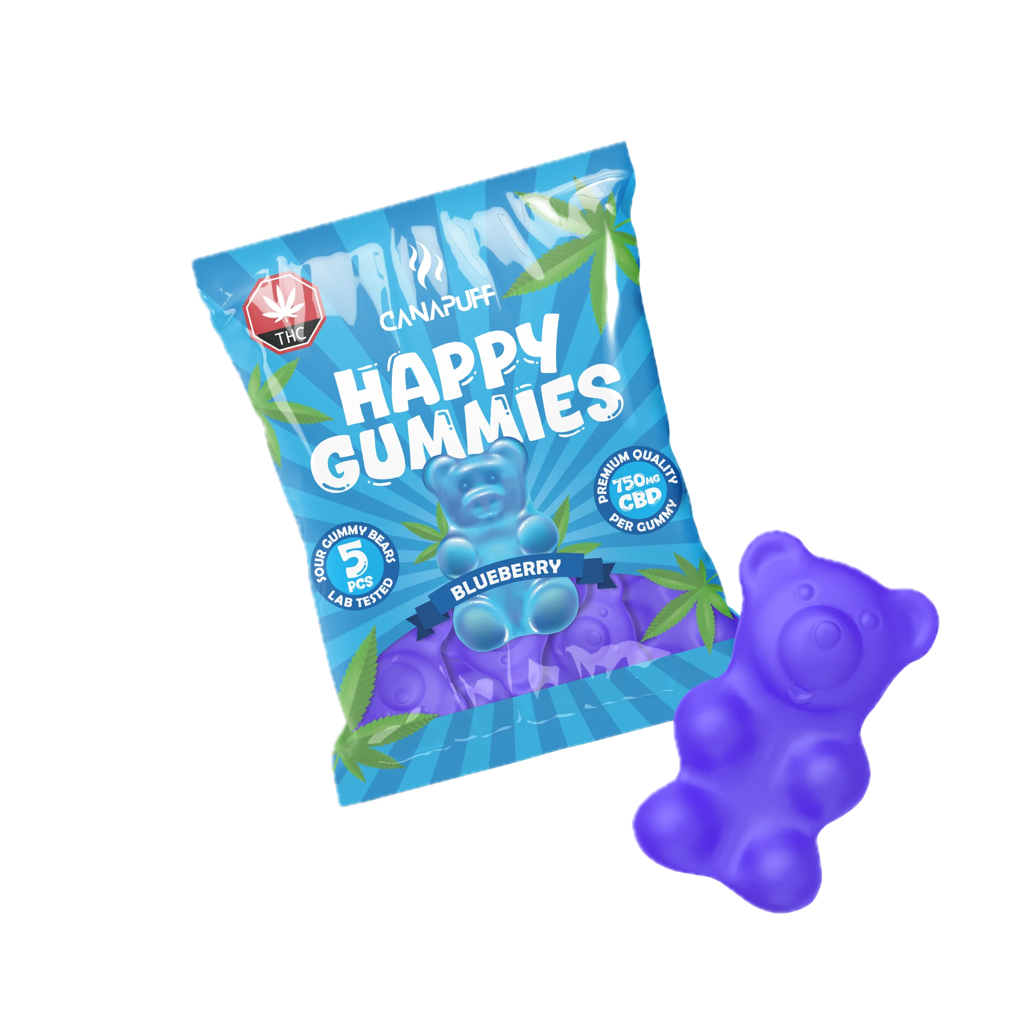 CBD Gummies Blueberry - Image 3