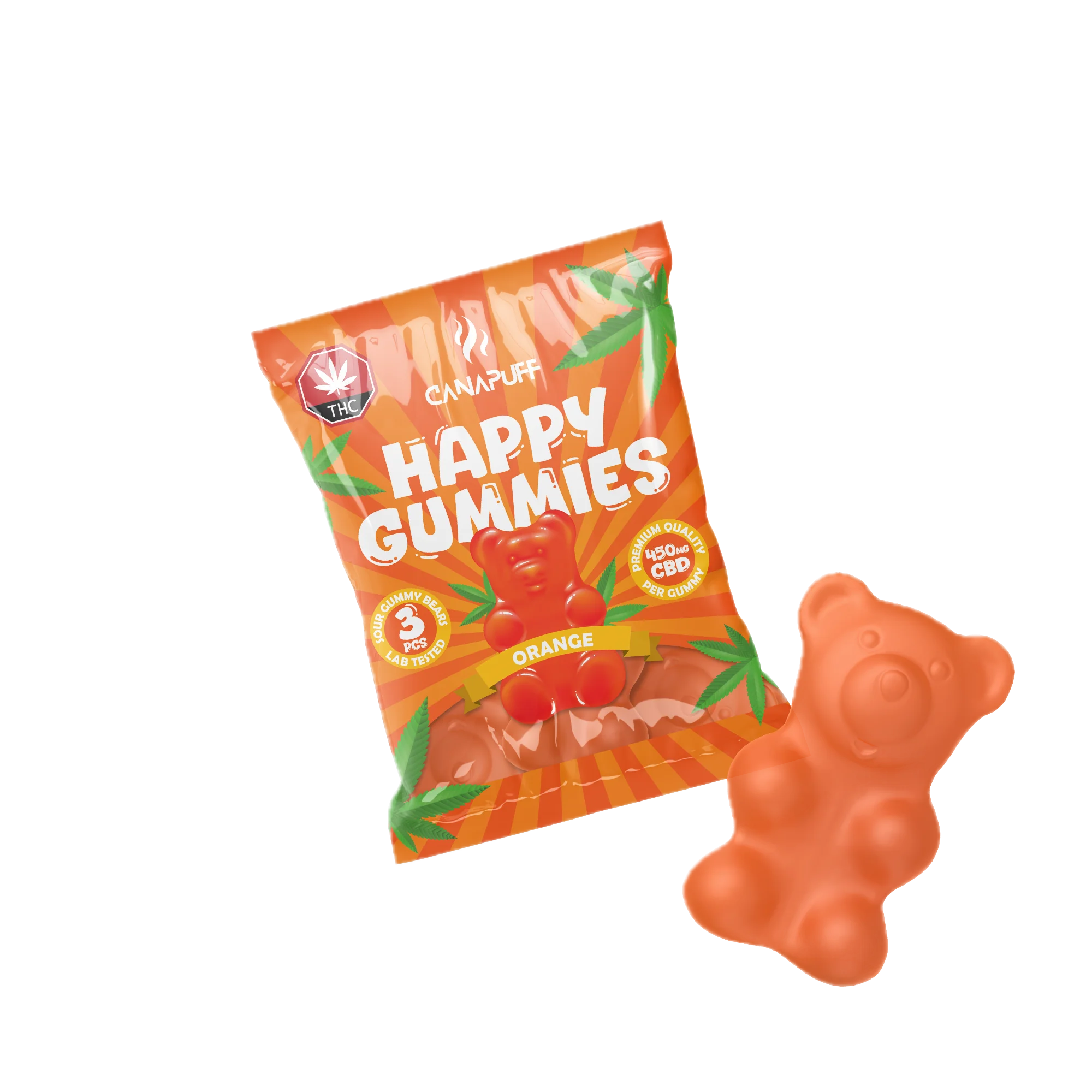 CBD Gummies Orange - Image 2