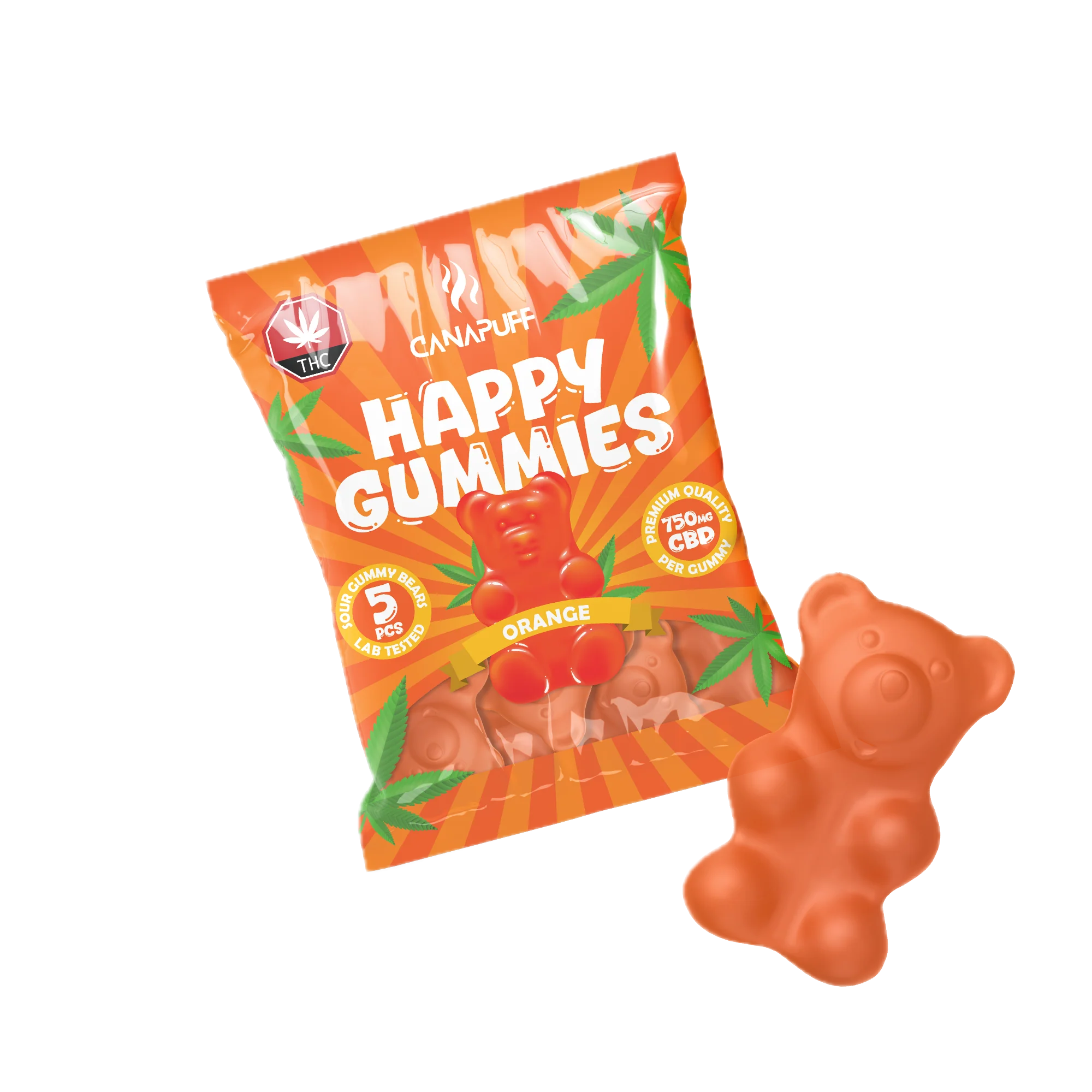 CBD Gummies Orange - Image 3