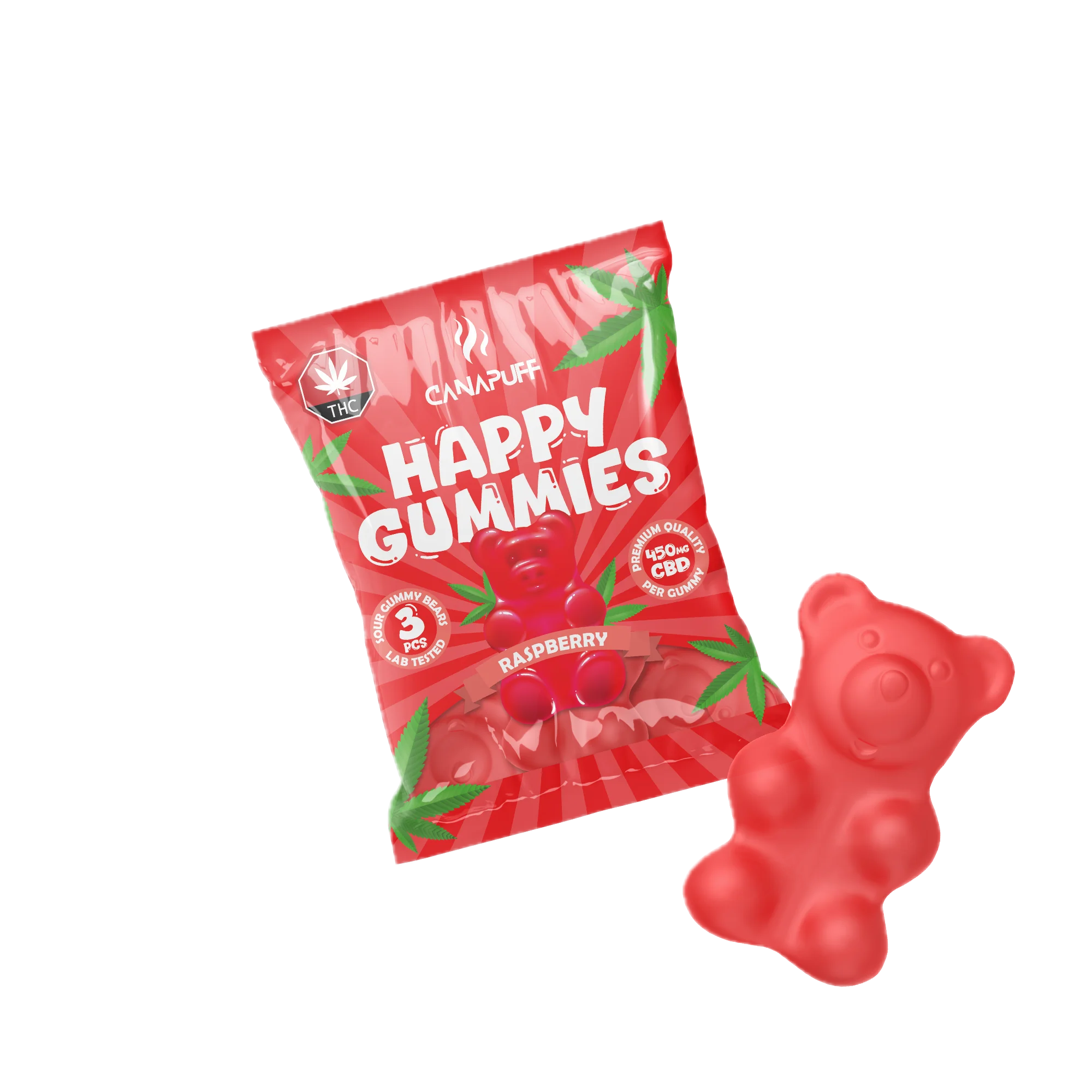 CBD Gummies Raspberry - Image 2