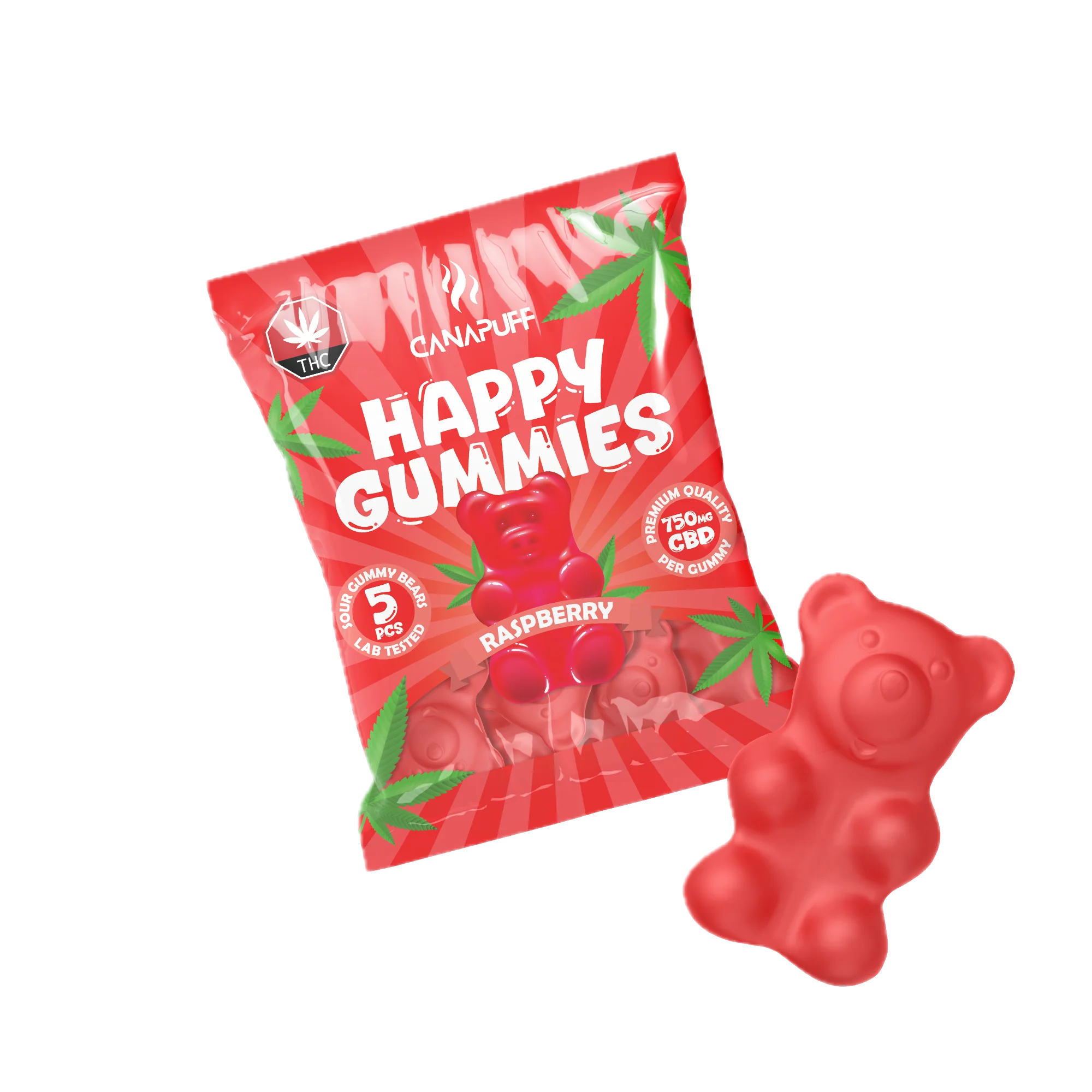 CBD Gummies Raspberry - Image 3