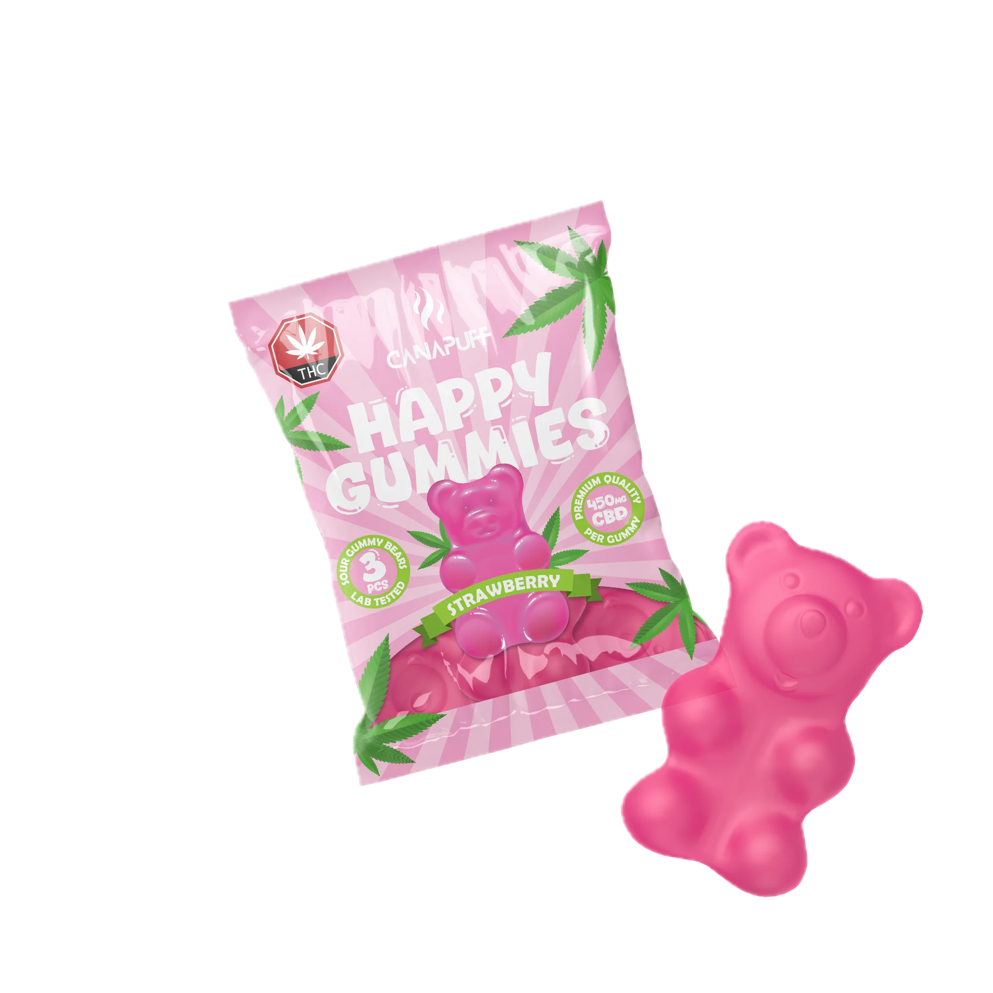CBD Gummies Strawberry - Image 2