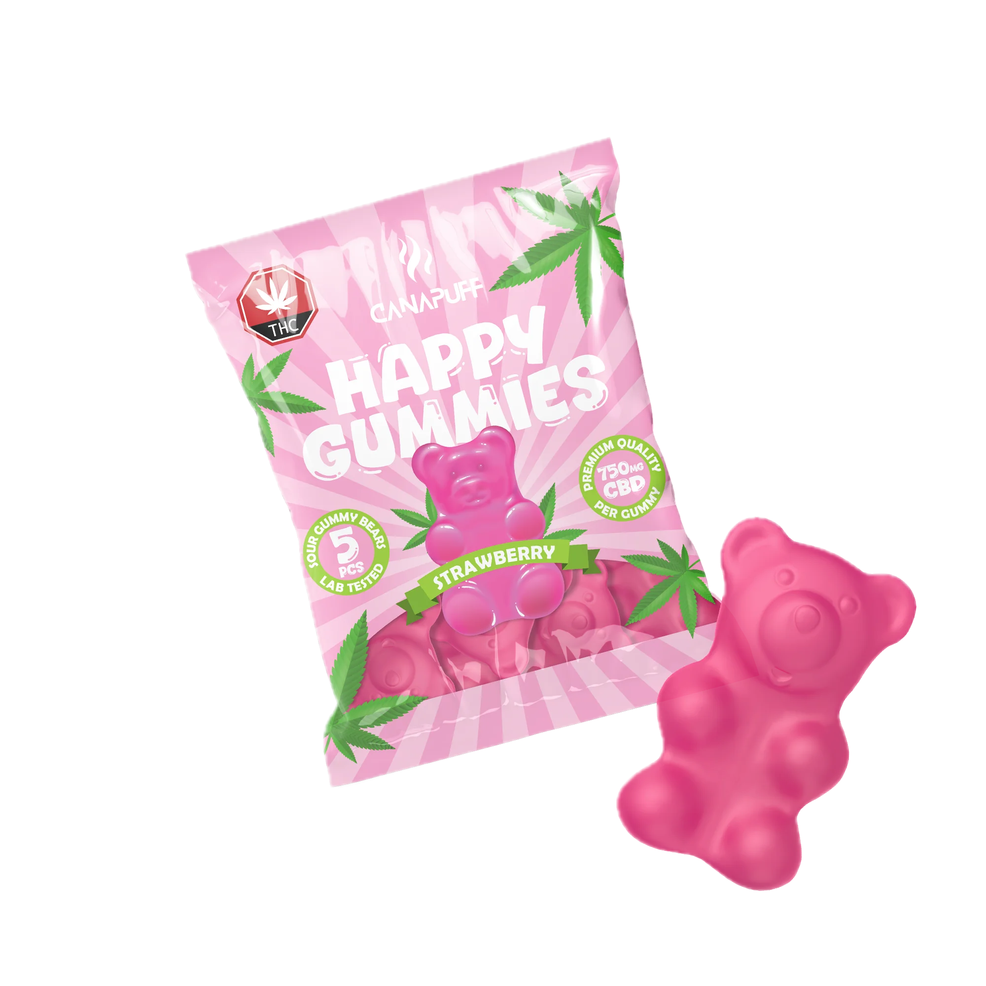 CBD Gummies Strawberry - Image 3