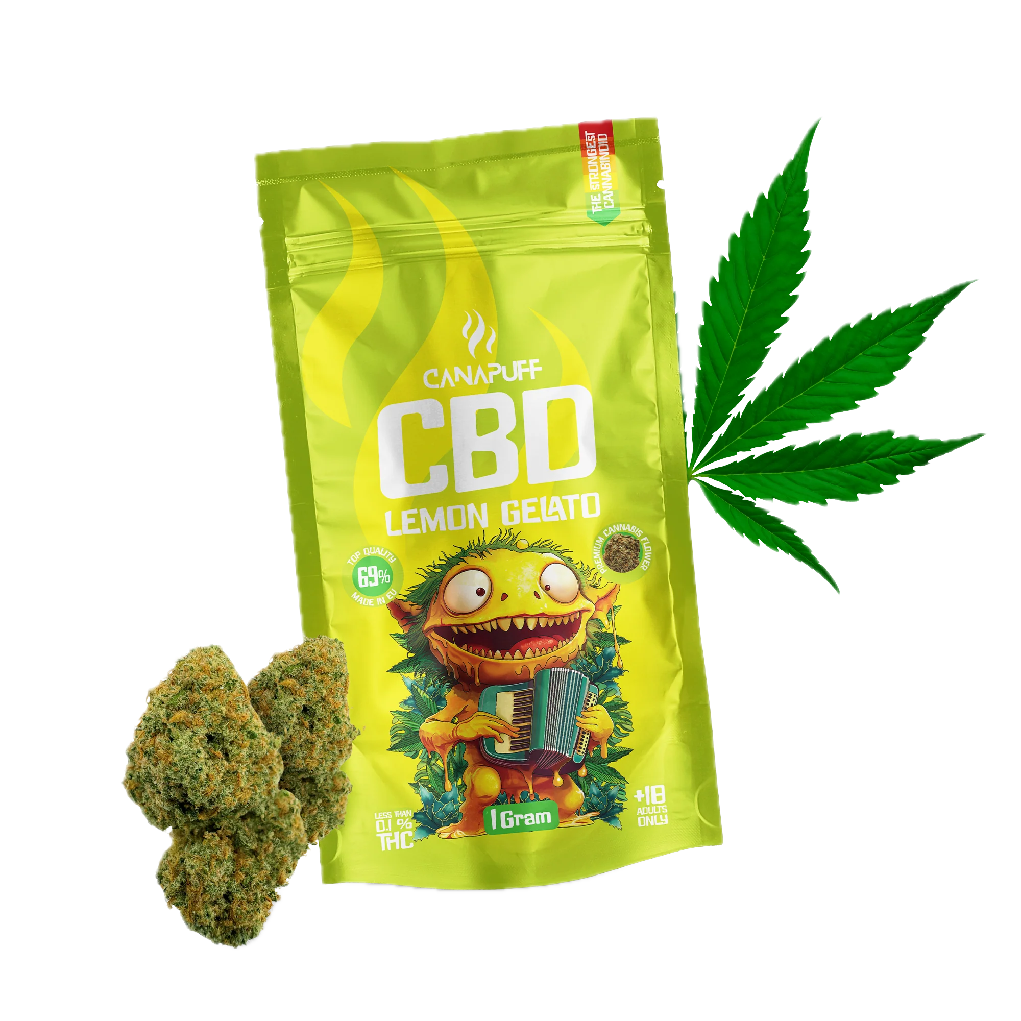 CBD Flowers Lemon Gelato 69%