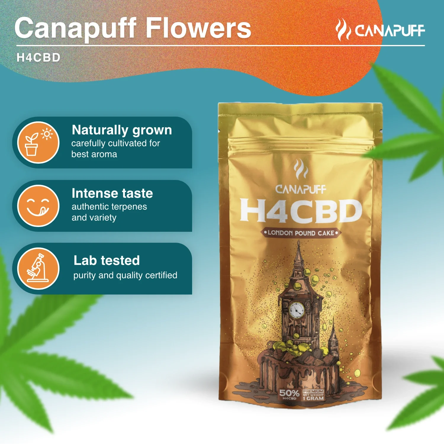H4CBD Flowers London Pound Cake 50% - Image 2