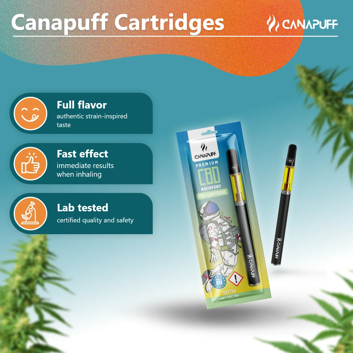CBD Pen+Cartridge Recovery 95% - Image 2
