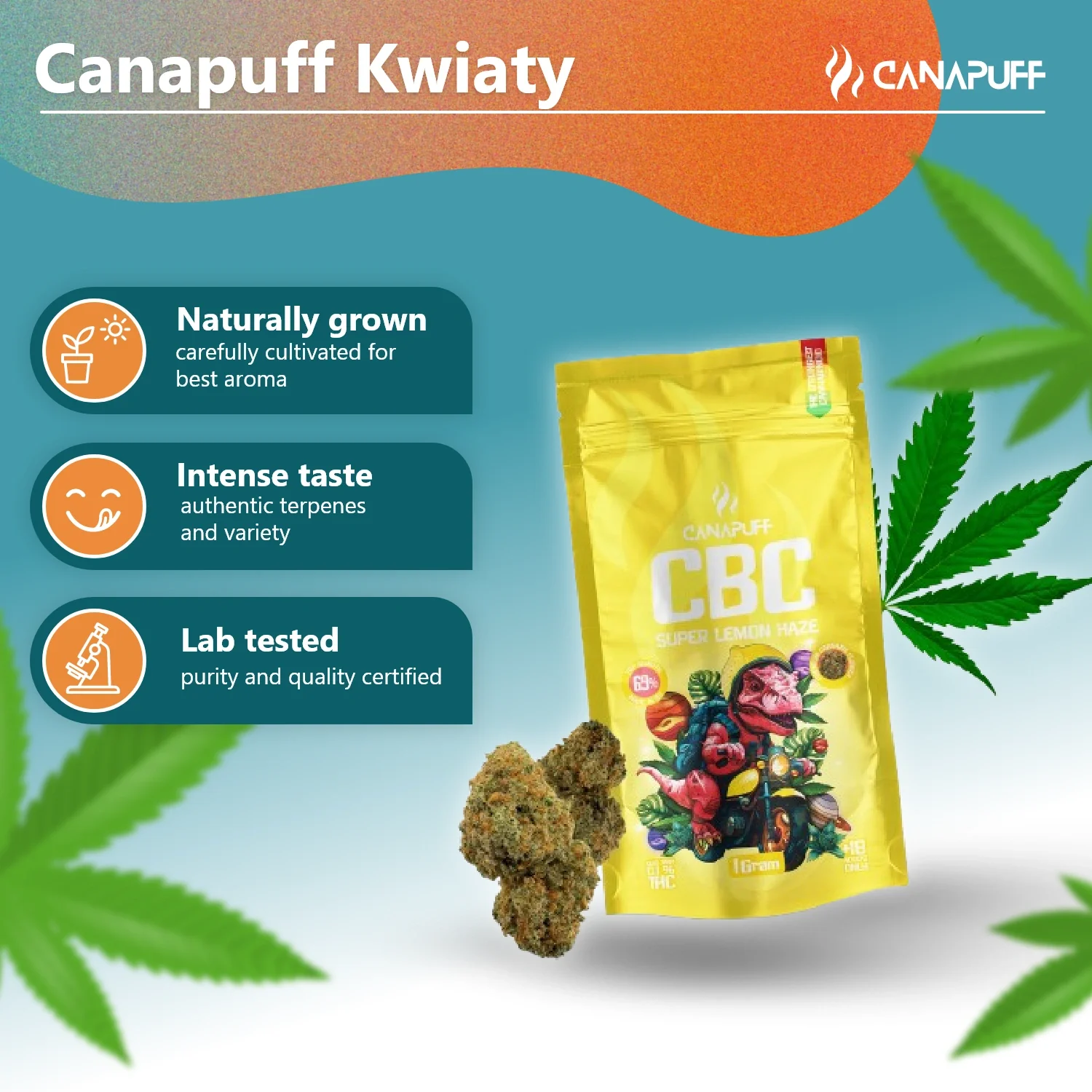 CBC Flowers Super Lemon Haze 69% - Image 2