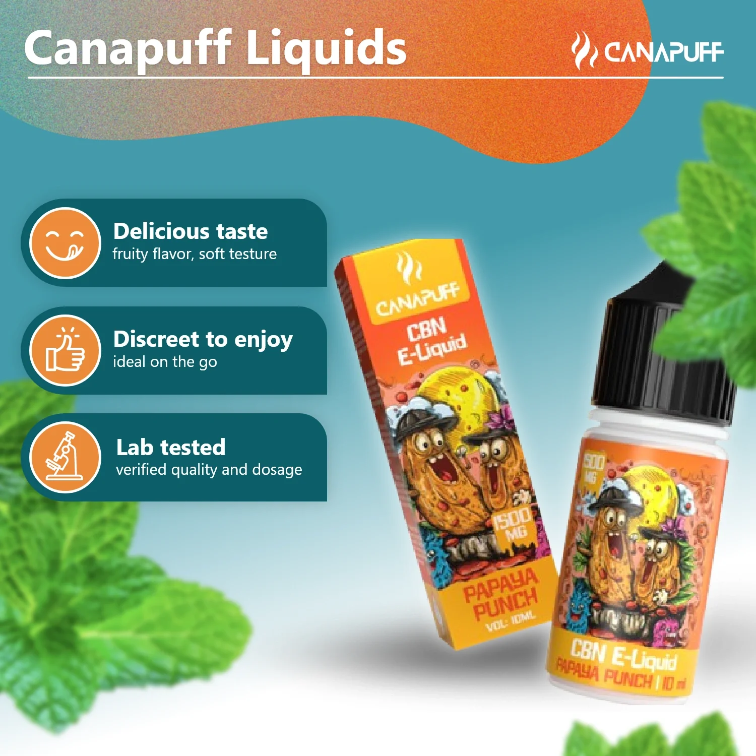 CBN Liquid Papaya Punch 1.500mg - Image 2