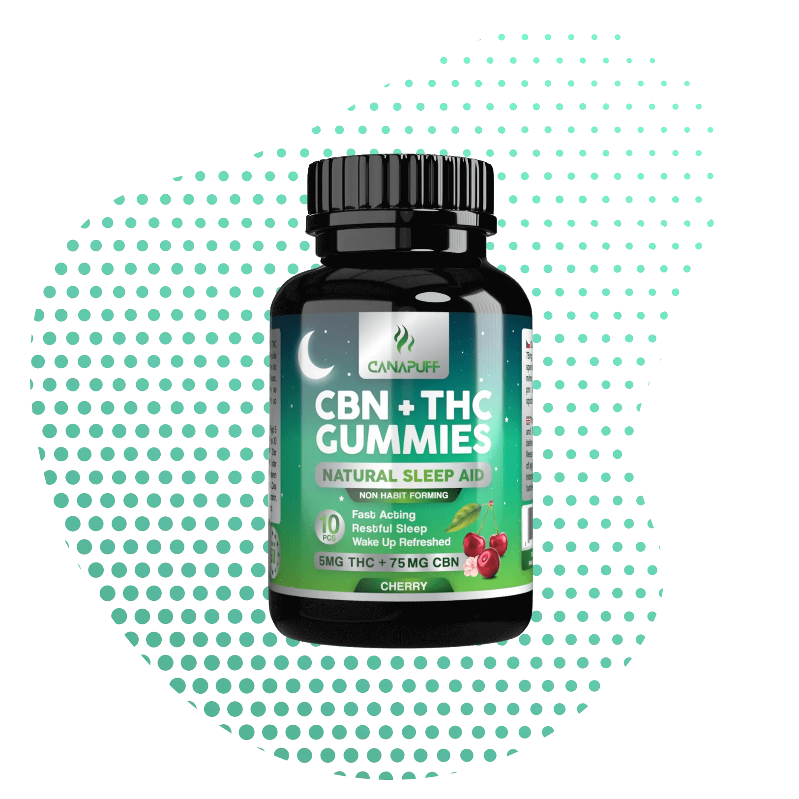 CBN+THC Gummies Cherry - Image 12