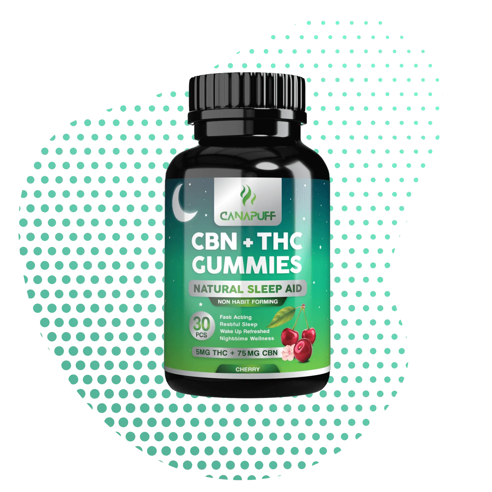 CBN+THC Gummies Cherry - Image 13