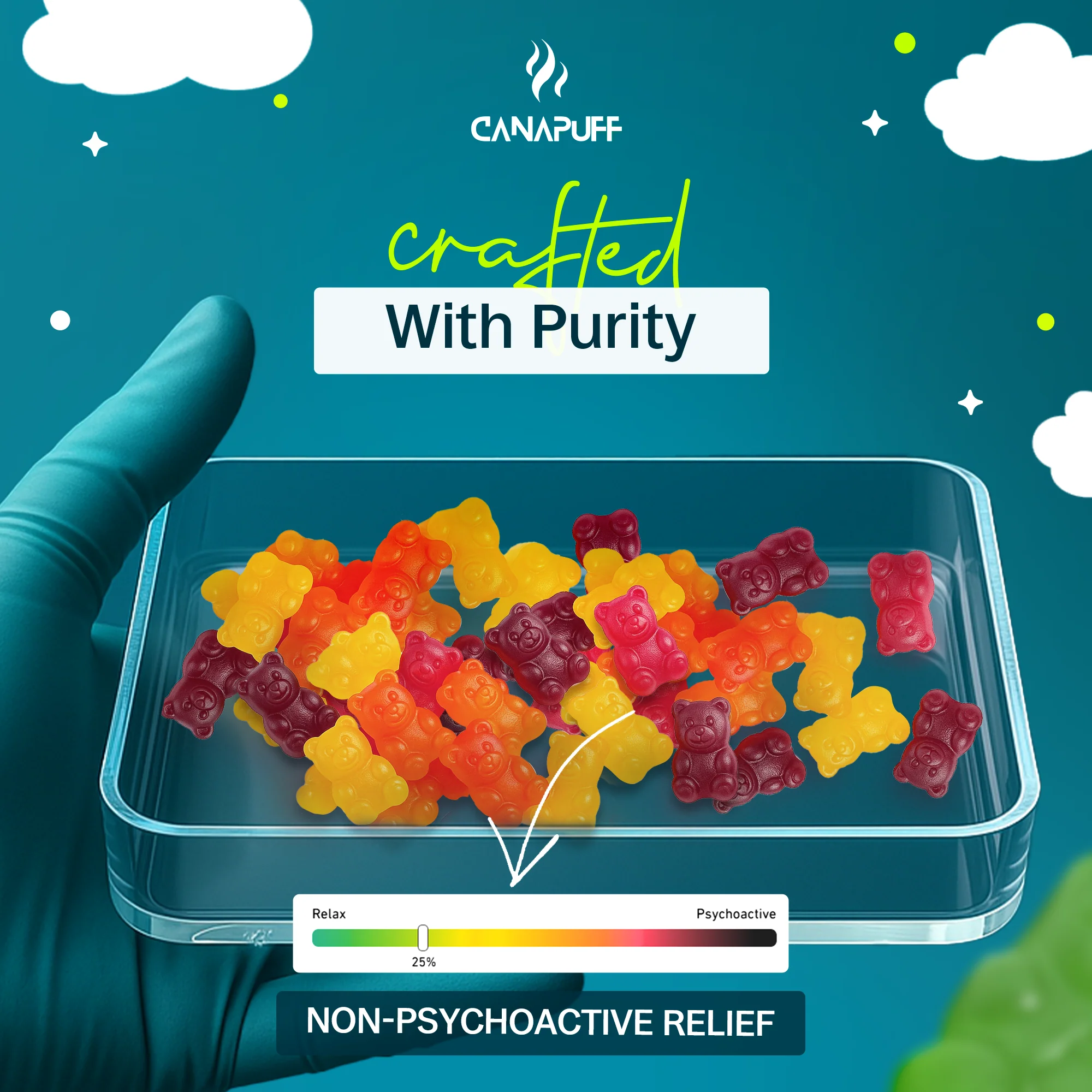 CBN+THC Gummies Cherry - Image 9