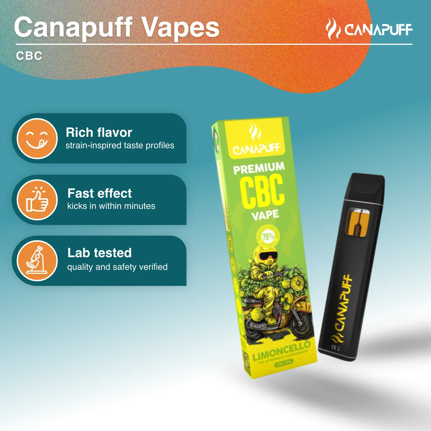 CBC Vape Limoncello 79% 1ml - Image 2