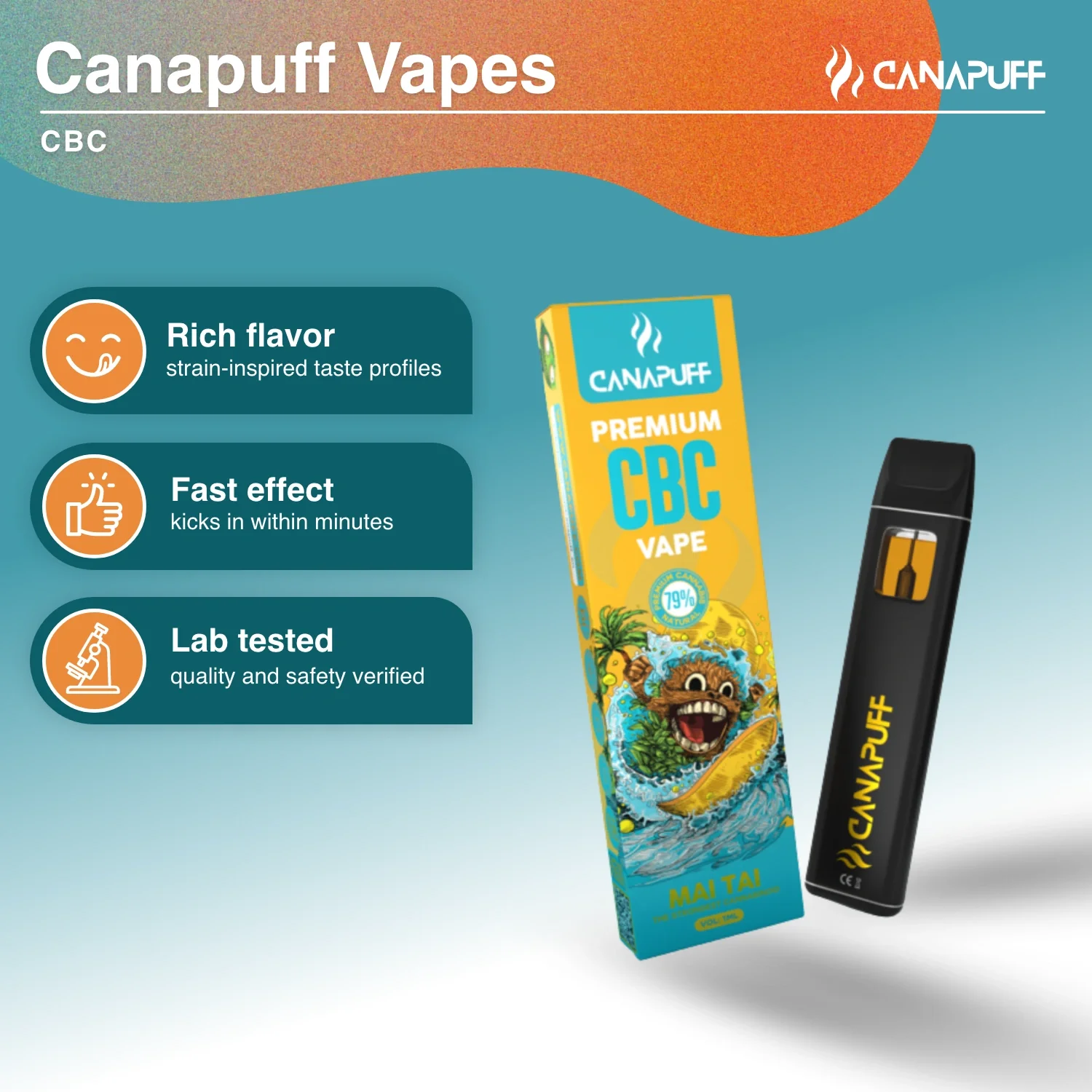 CBC Vape Mai Tai 79% 1ml - Image 2