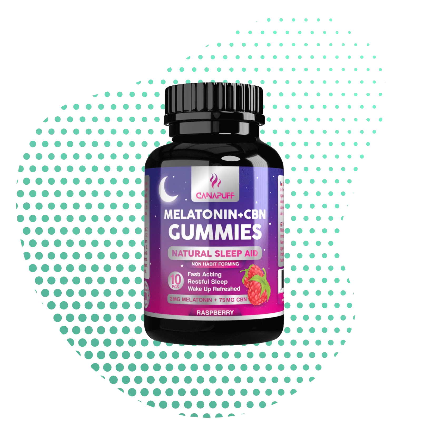 Melatonin+CBN Gummies Raspberry - Image 12