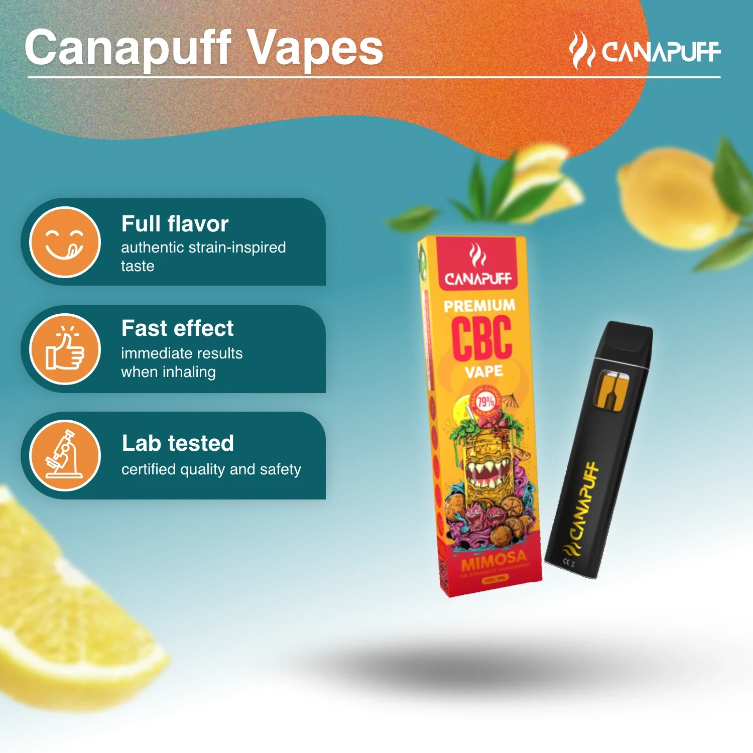 CBC Vape Mimosa 79% 1ml - Image 2