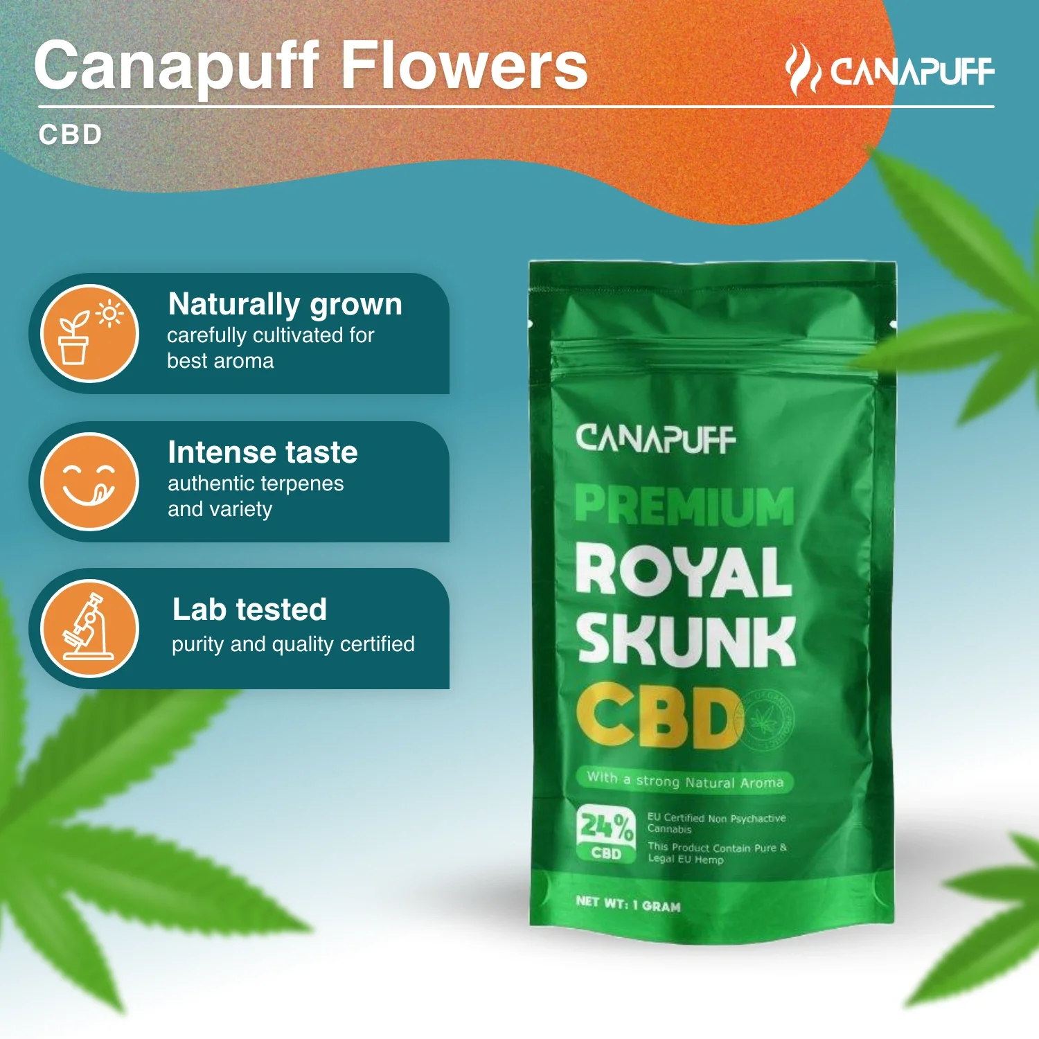 CBD Flowers Royal Skunk 24% - Image 2