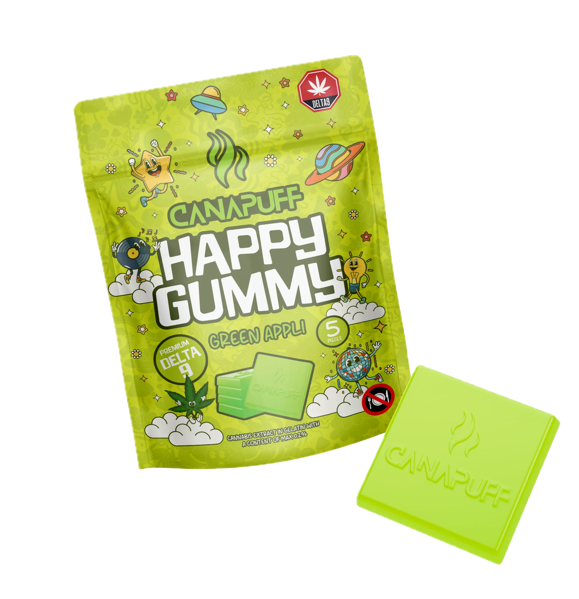 Delta 9 Gummy Green Appli - Image 11